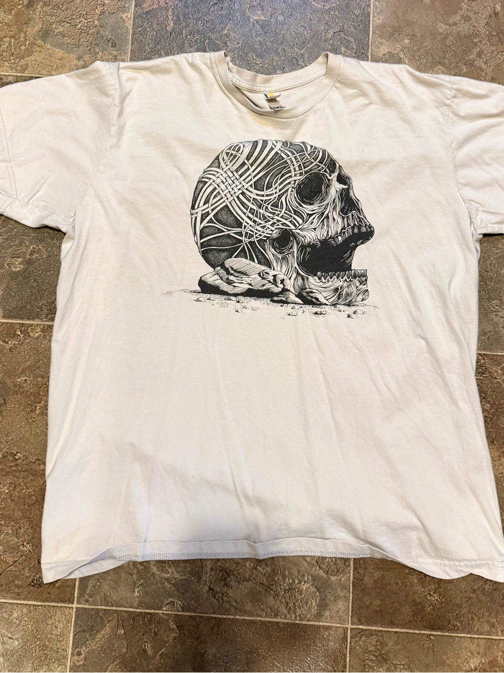 Woven Skull Tee